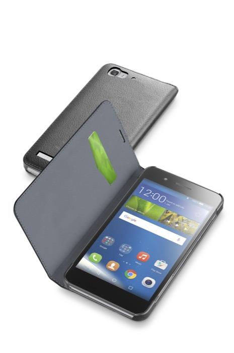 CELLULARLINE Custodia cover per Huawei GR3 Cellular Line Book Essential nero